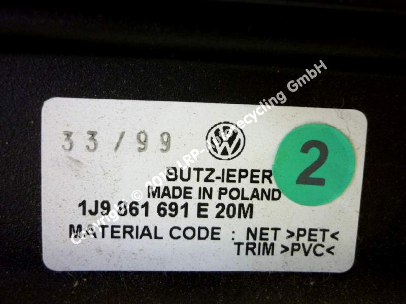 Trennnetz 1J9861691E20M VW Golf Iv Lim/Variant Variant Edition BJ: 1999